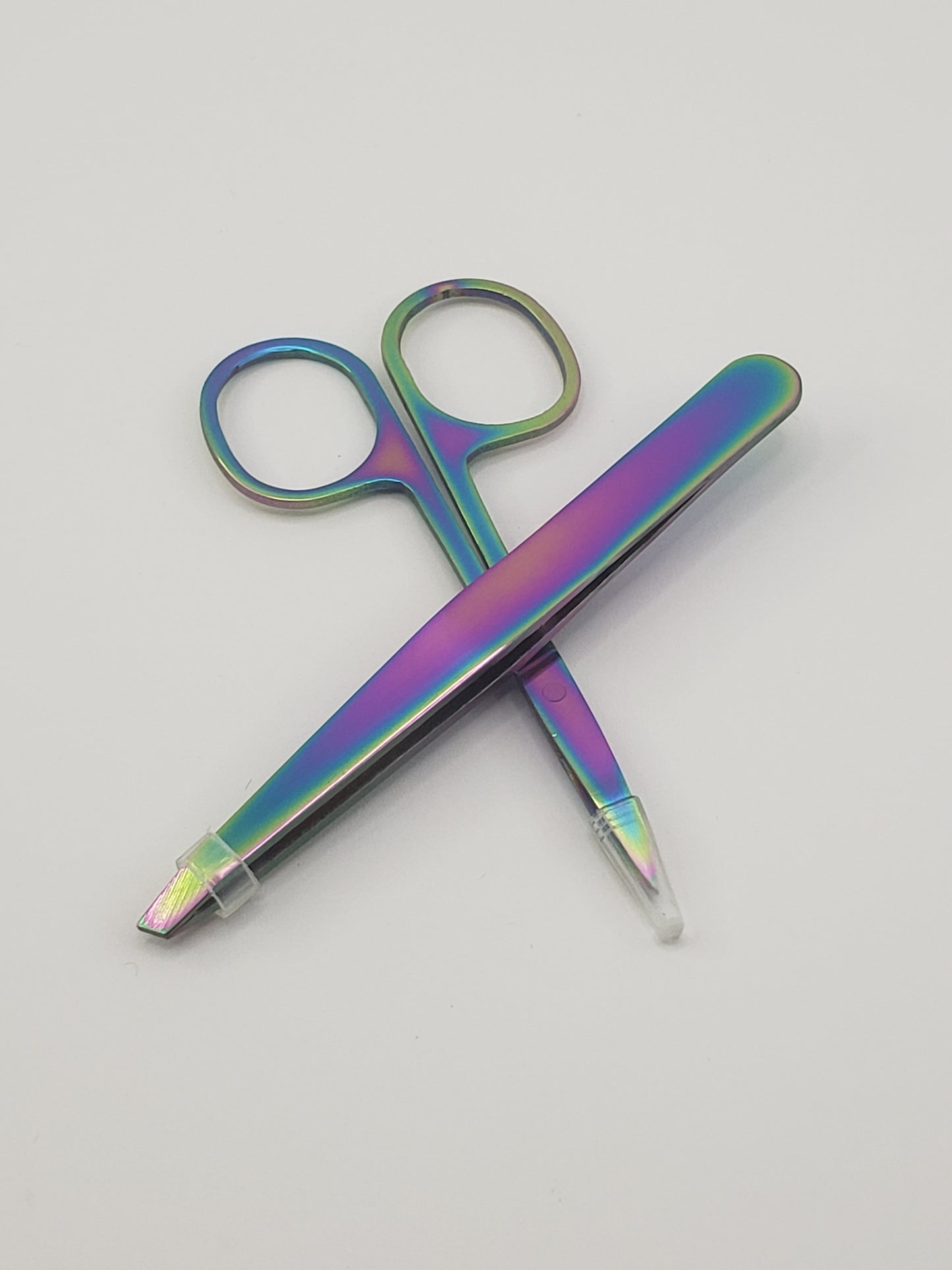 Bluu Iredescent Scissor & Tweezer Set