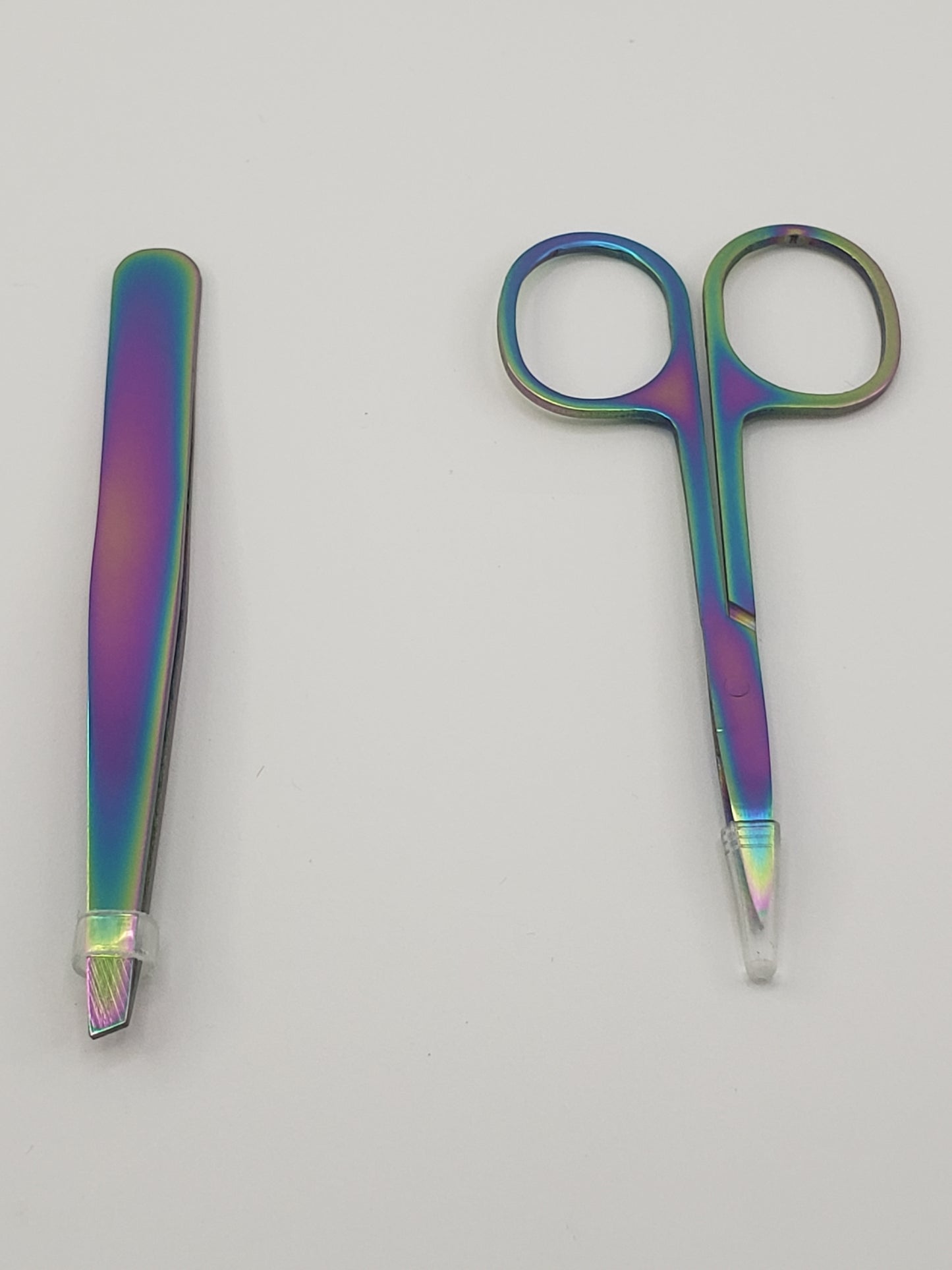 Bluu Iredescent Scissor & Tweezer Set